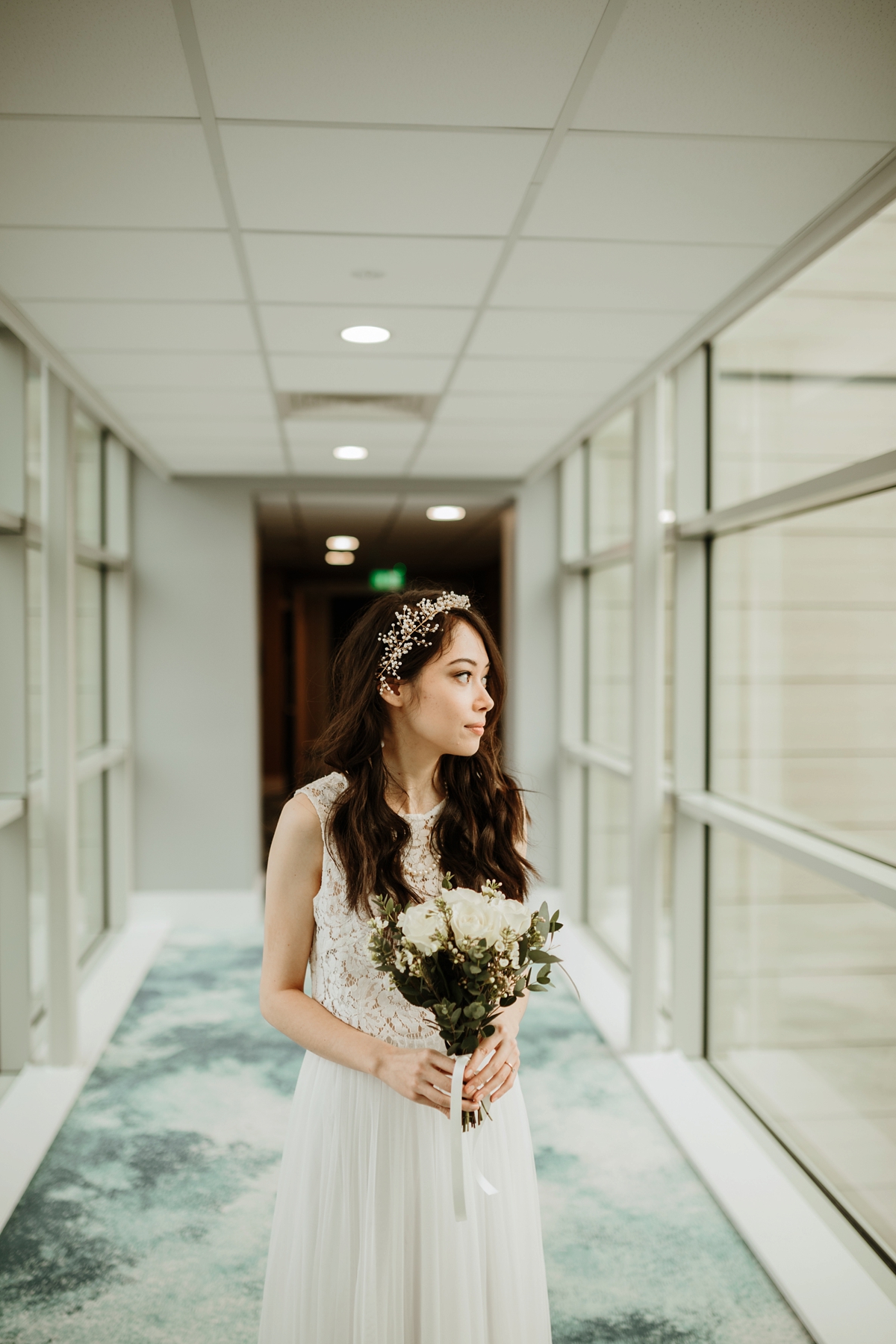 3 A BHLDN dress for a low key and intimate wedding