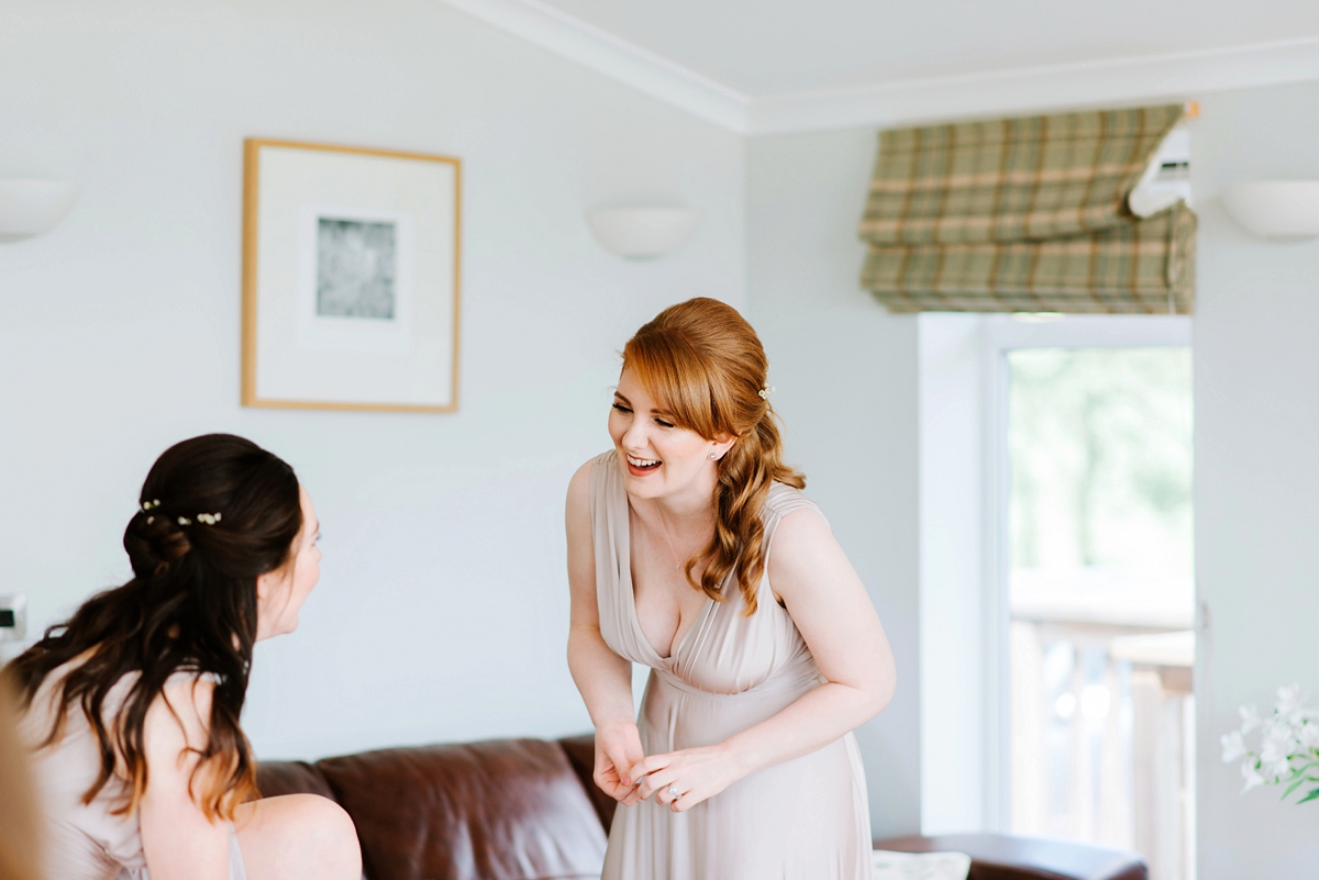 3 A Jenny Packham beaded gown for a lovely laidback country barn wedding