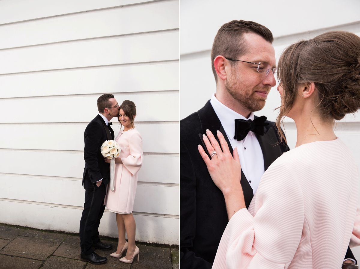 30 A 1950s inspired modern intimate wedding with a short dress by Kate Edmondson