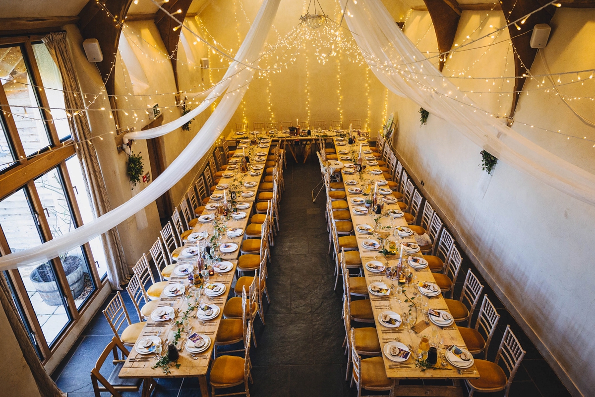 33 A 1920s inspired beaded dress for a winter barn wedding