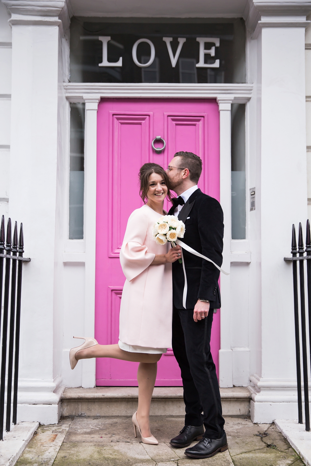 33 A 1950s inspired modern intimate wedding with a short dress by Kate Edmondson