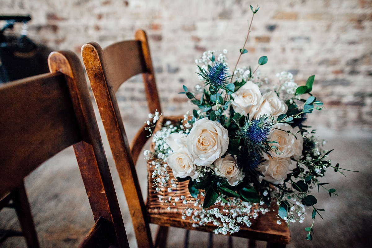 36 A beaded Jenny Packham dress for a Winter Asylum wedding