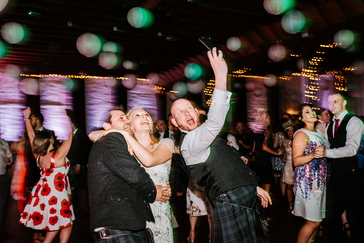 40 A Jenny Packham beaded gown for a lovely laidback country barn wedding