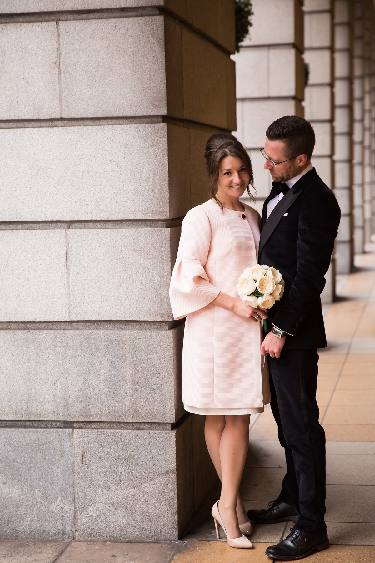 41 A 1950s inspired modern intimate wedding with a short dress by Kate Edmondson