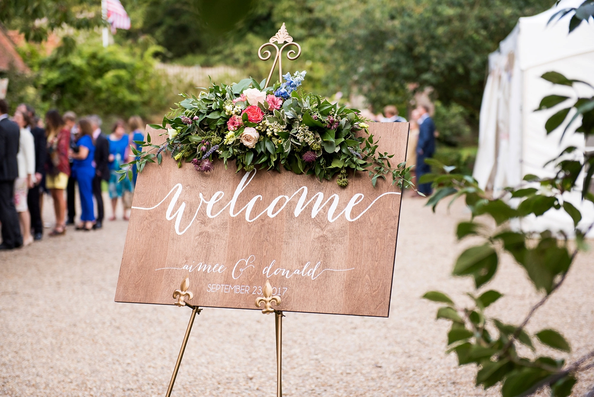 43 An Allure Bridals gown for a charming barn wedding