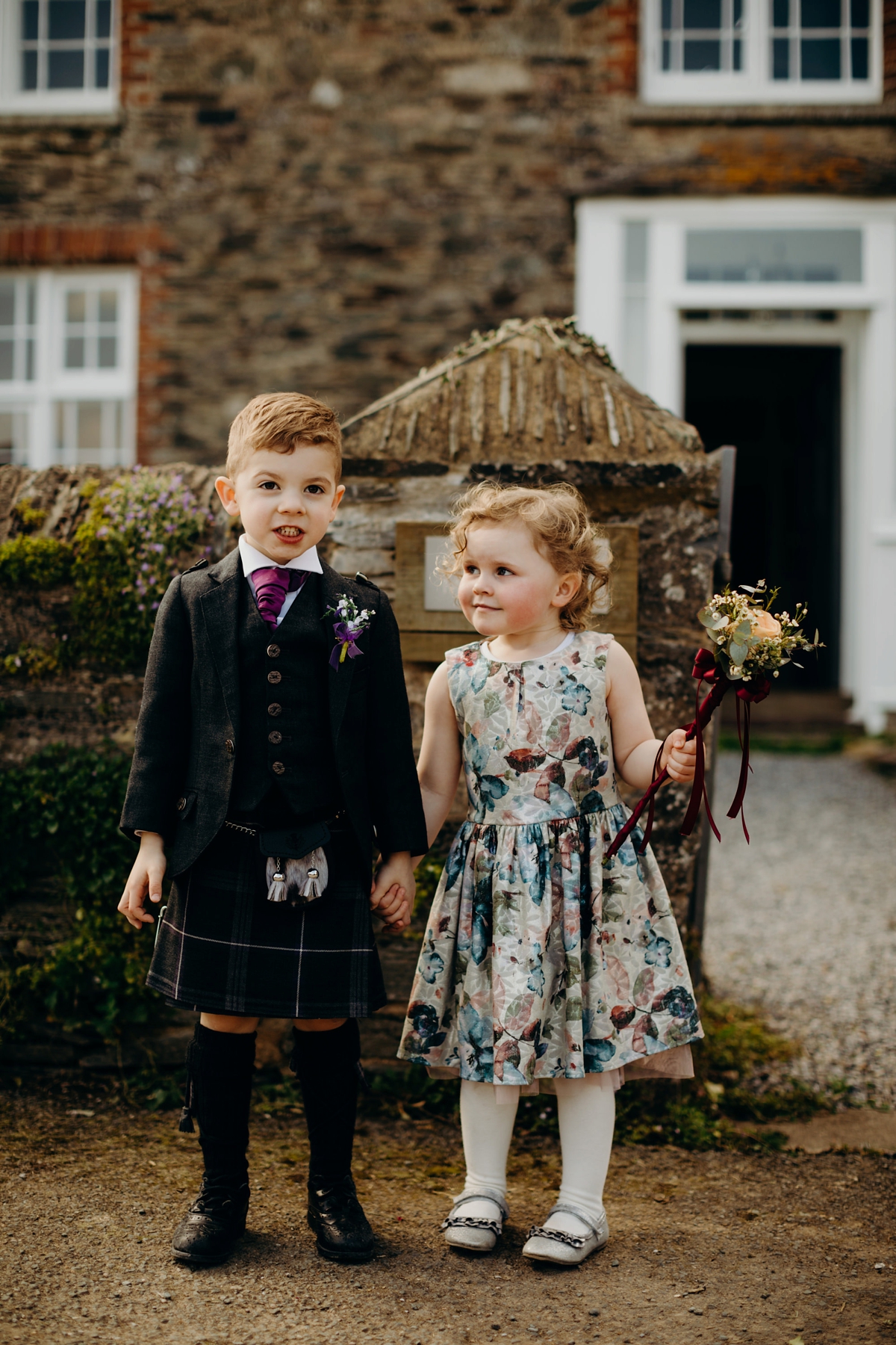 47 A long sleeved Justin Alexander dress for an elegant Glasshouse Wedding