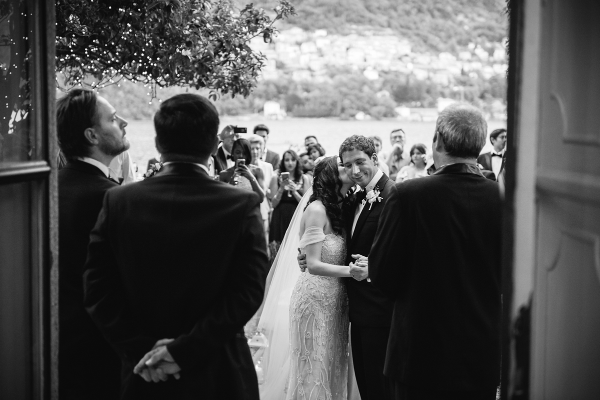 51 A Monique Lhuillier gown for a romantic summer villa wedding on Lake Como in Italy