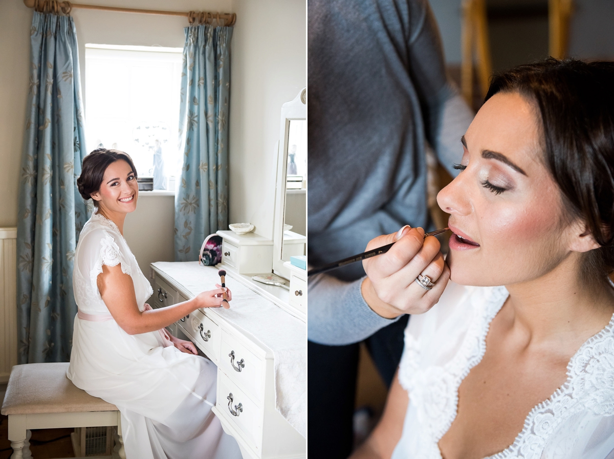 6 An Allure Bridals gown for a charming barn wedding