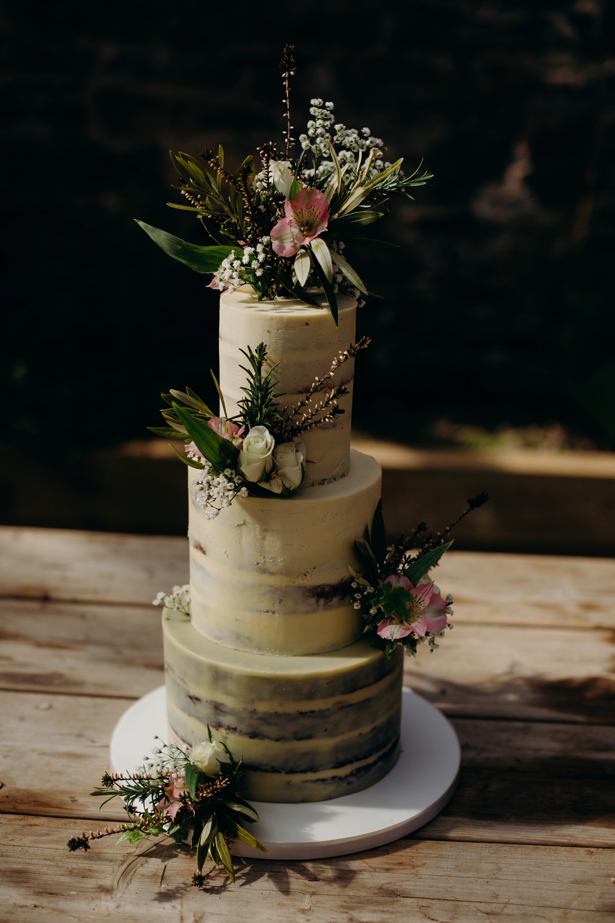 8 A long sleeved Justin Alexander dress for an elegant Glasshouse Wedding