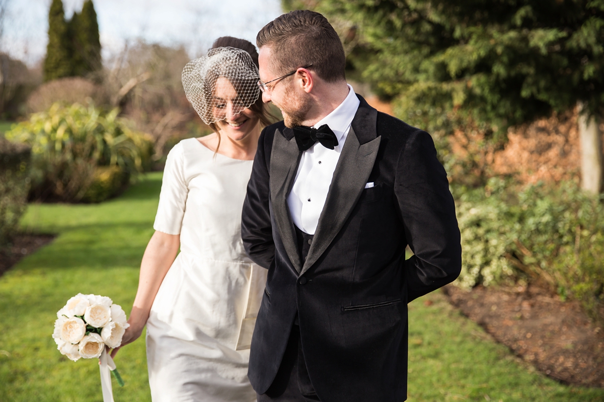 9 A 1950s inspired modern intimate wedding with a short dress by Kate Edmondson
