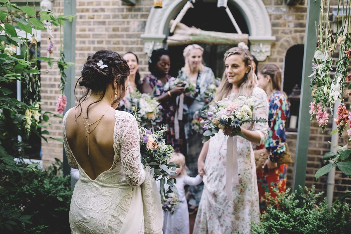 9 A Grace Loves Lace gown for a DIY garden wedding inspired by nature and flowers