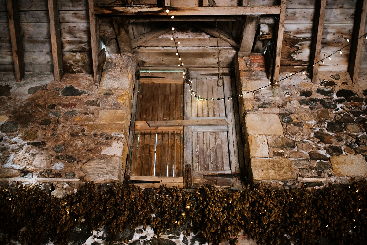 9 A Jenny Packham beaded gown for a lovely laidback country barn wedding