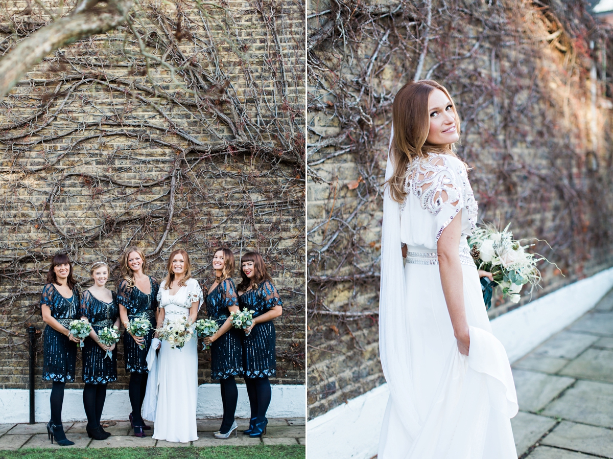 9 A bride in Temperley London for a sophisticated and elegant Winter wedding