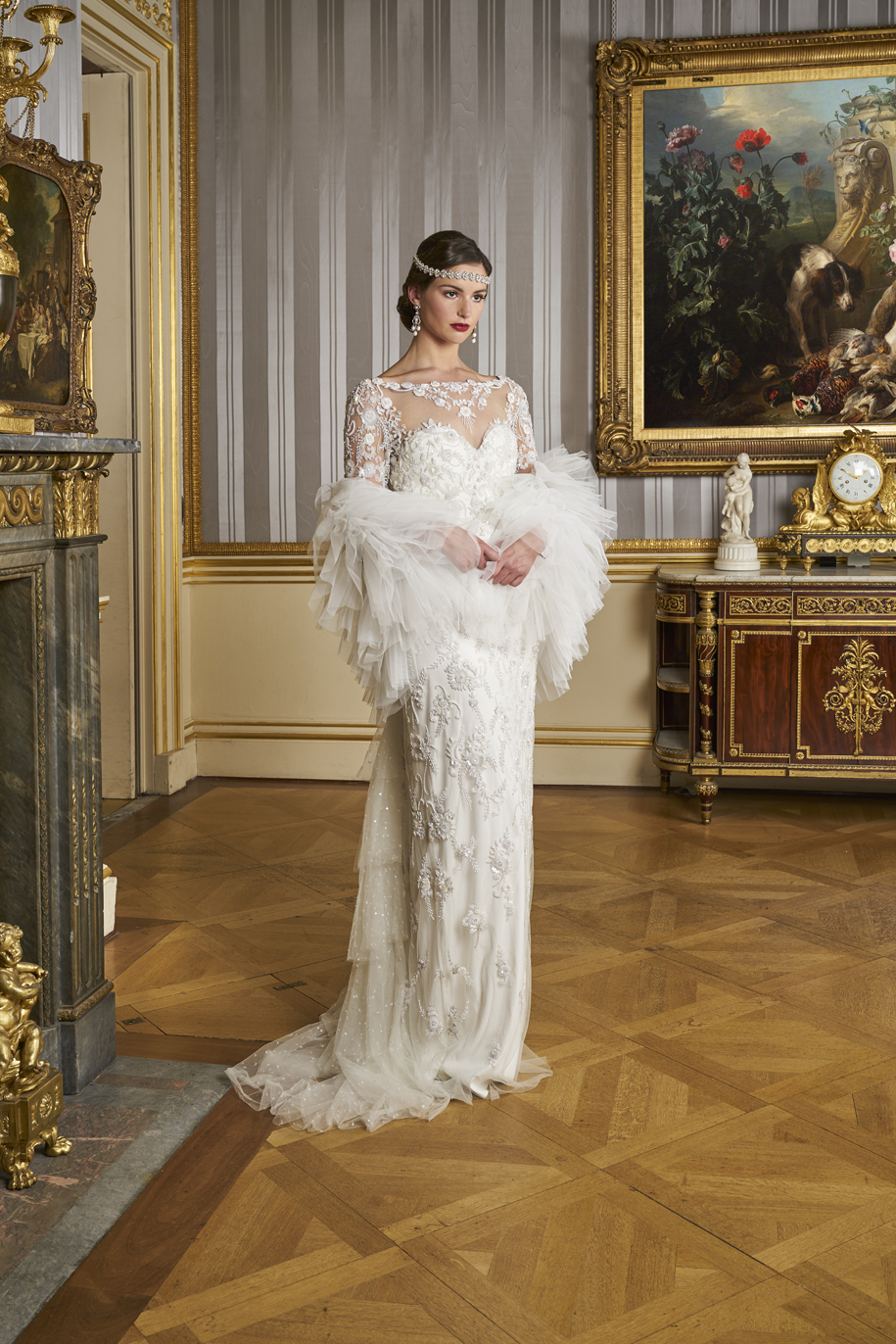 Eliza Jane Howell wedding dress Lady Venice with Pisa cape