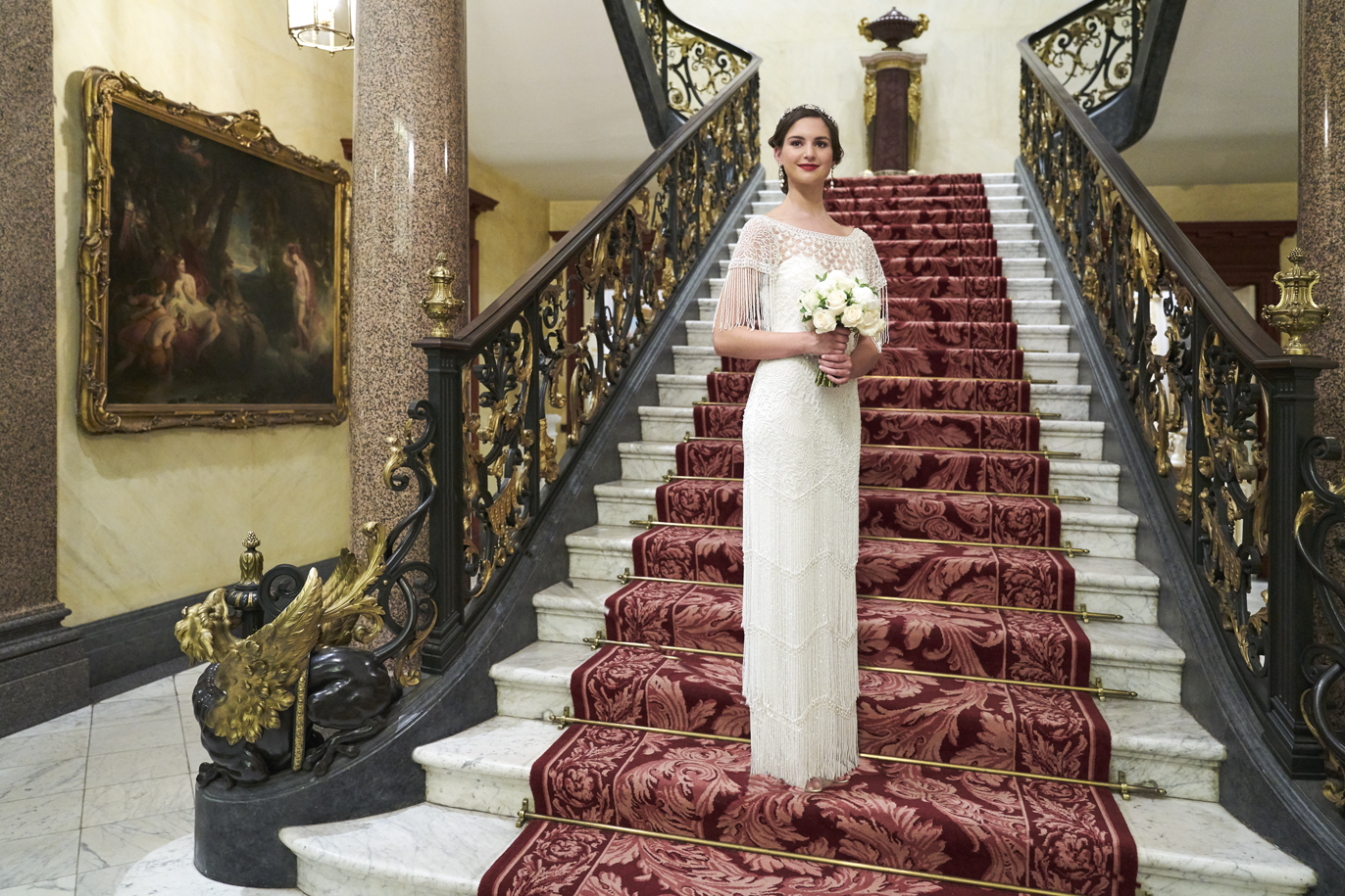 Eliza Jane Howell wedding dress Milan
