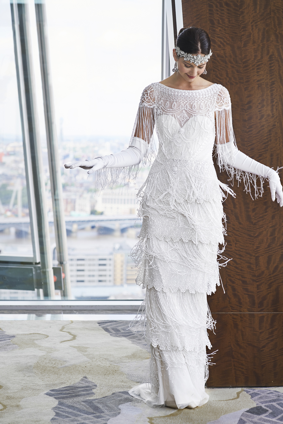 Eliza Jane Howell wedding dress Padua in movement
