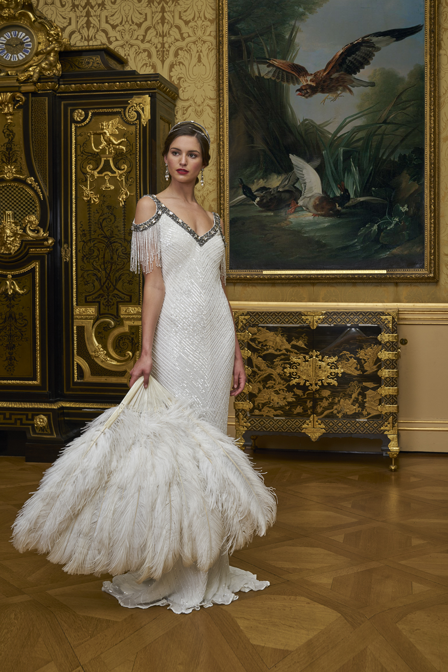 Eliza Jane Howell wedding dress Paris
