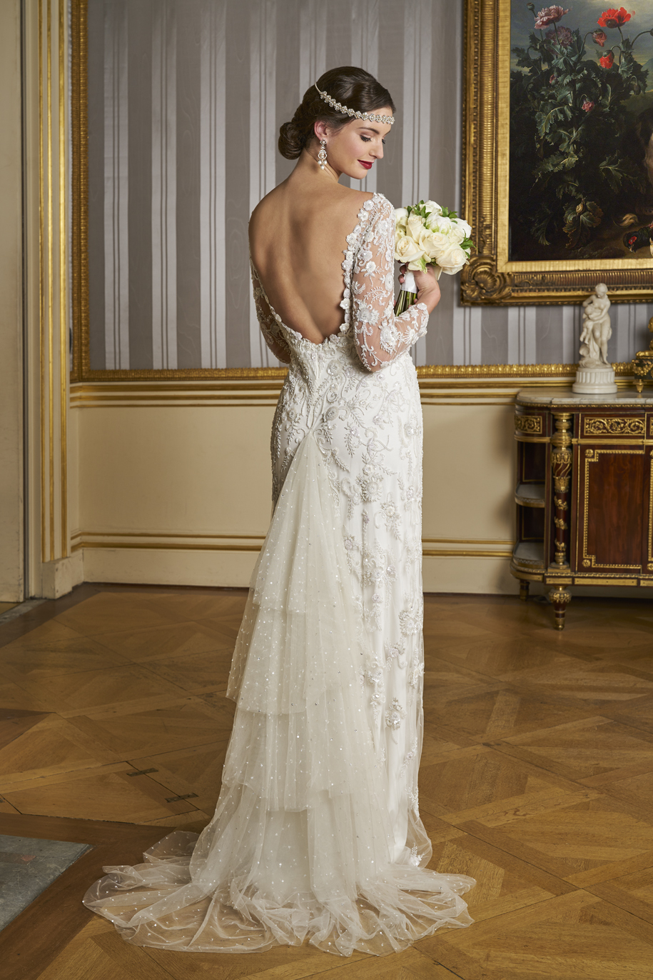 Eliza Jane Howell wedding dress Venice back