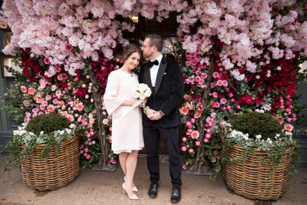A 1950s Inspired, Intimate Winter Elopement In The Heart Of London