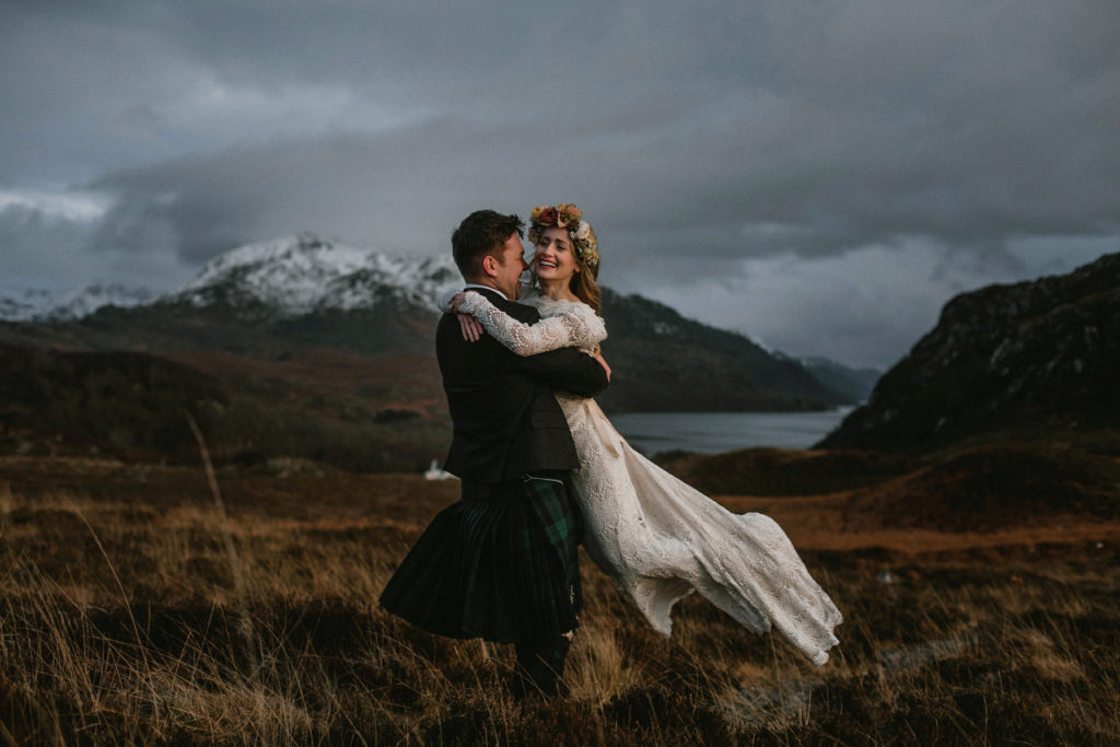 Scottish Highlands elopement wedding