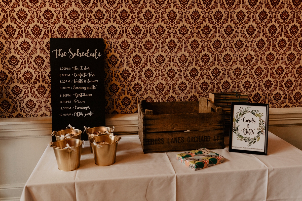 03 Jenny Packham glamour for a country house wedding at Grittleton House. Photography by Benjamin Stuart Wheeler