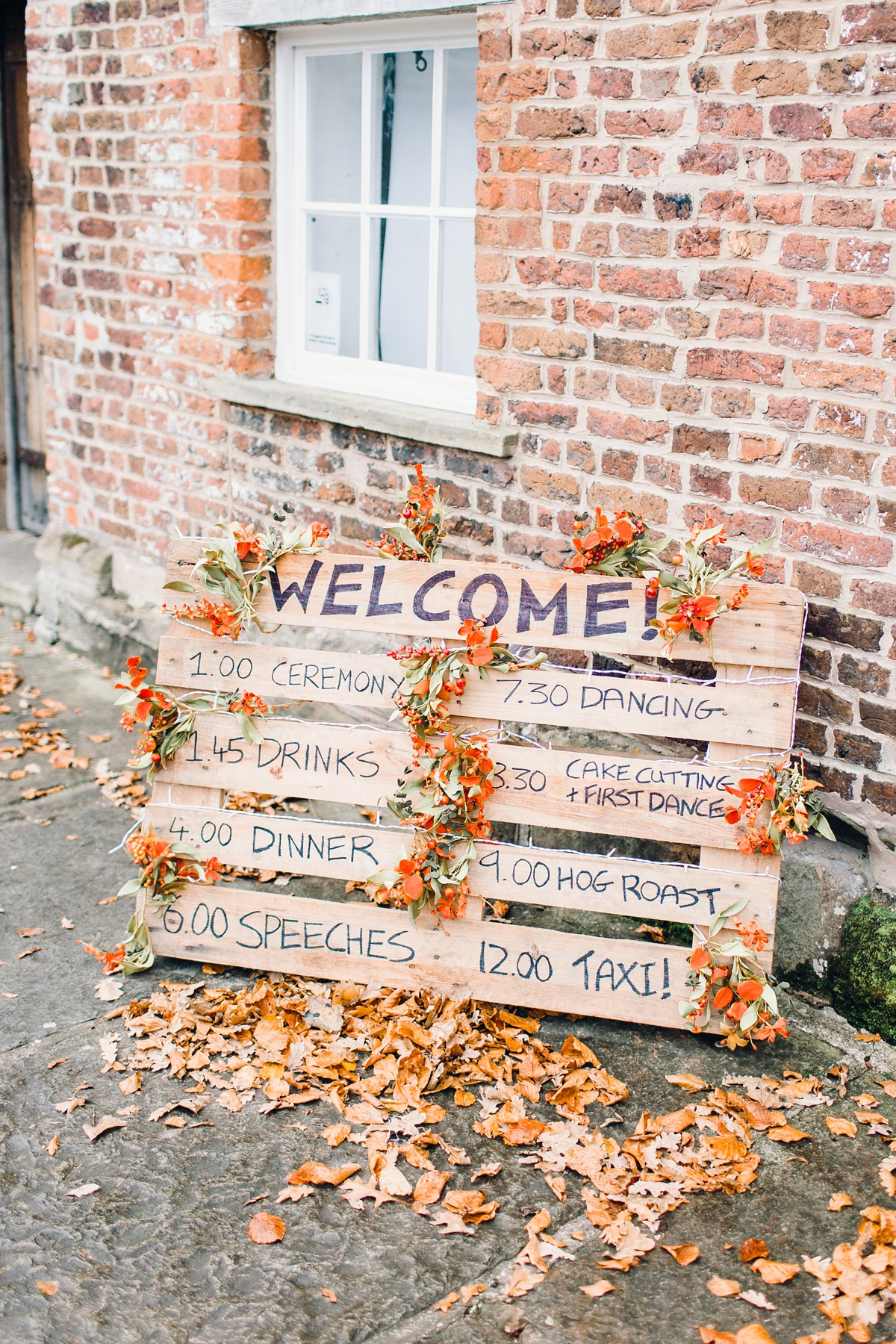 10 A Charlie Brear bride and her rustic Autumn Barn wedding in Southport