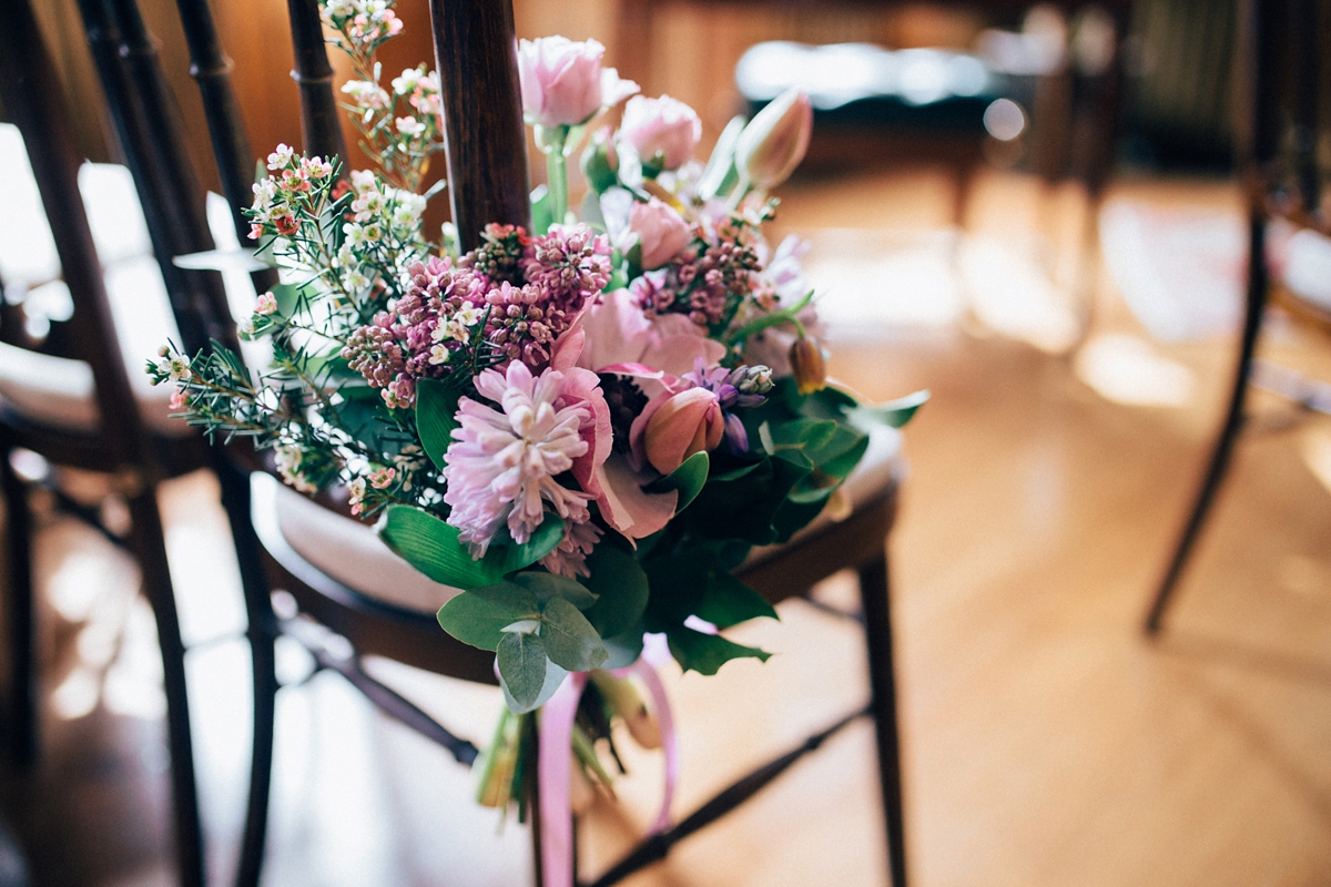 10 A Grace Loves Lace gown for a woodland inspired London pub wedding. Images by Nikki van der Molen