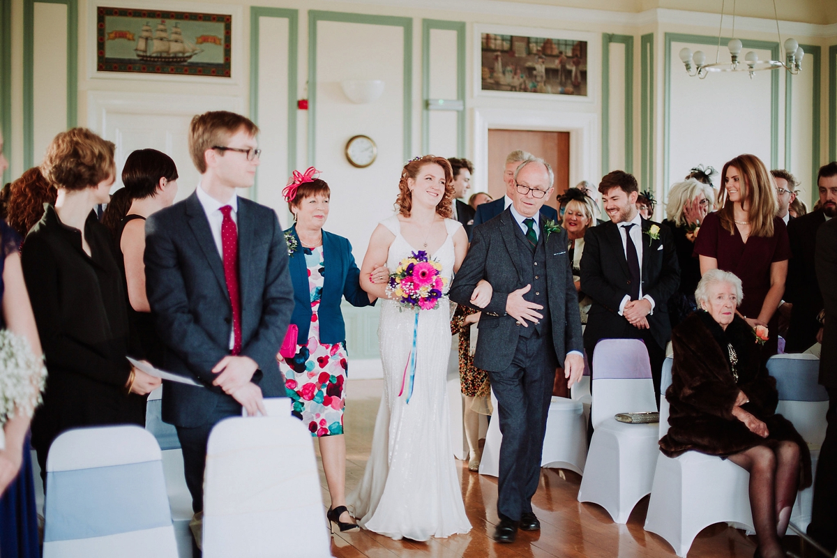 10 An Eliza Jane Howell dress for a Winter wedding in Scotland