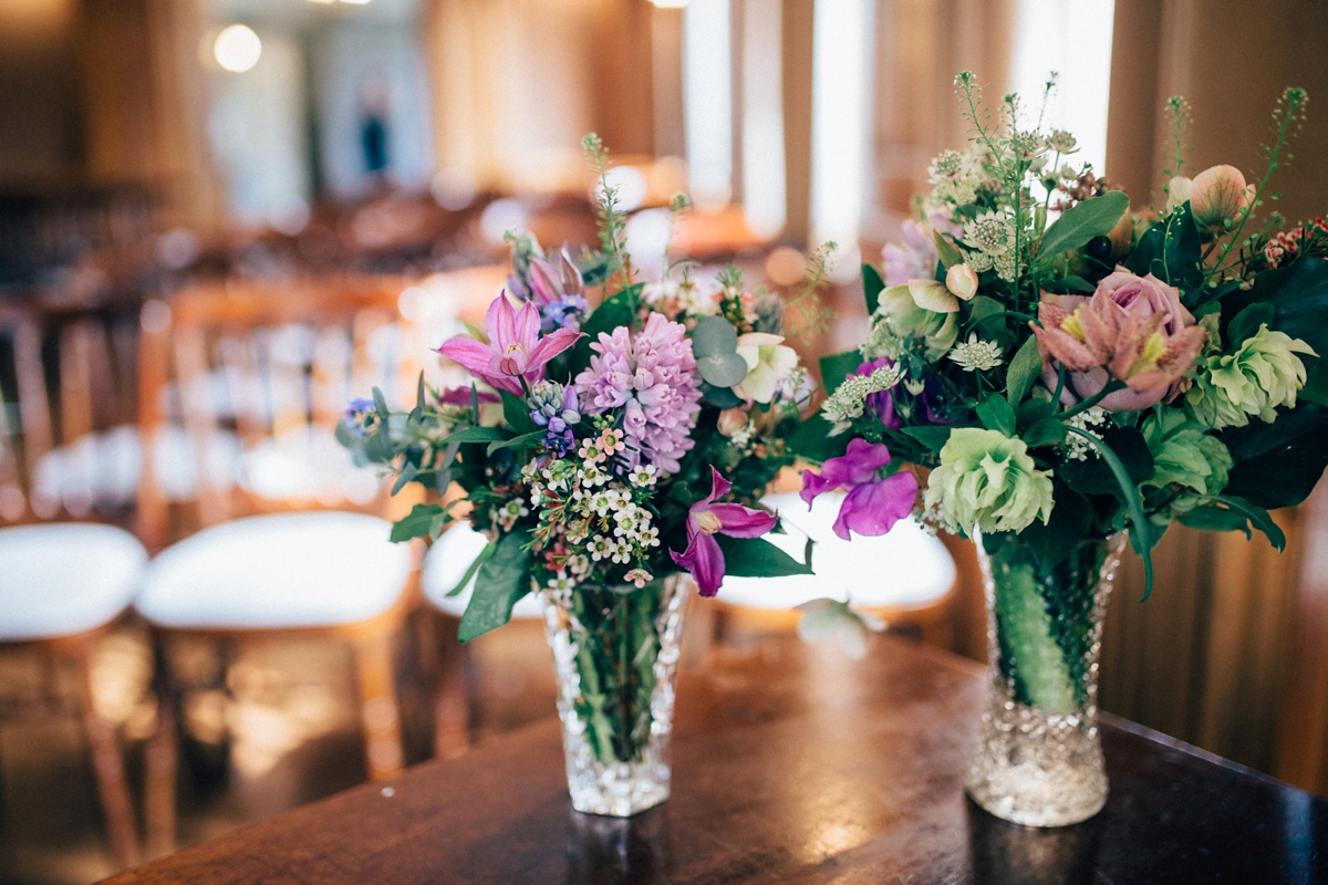 11 A Grace Loves Lace gown for a woodland inspired London pub wedding. Images by Nikki van der Molen