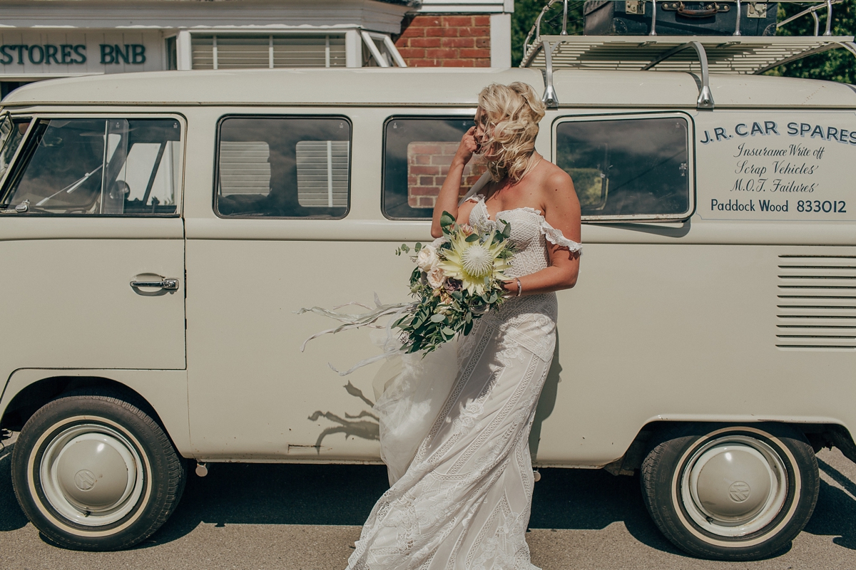 11 A Rue de Seine gown for a village marquee wedding