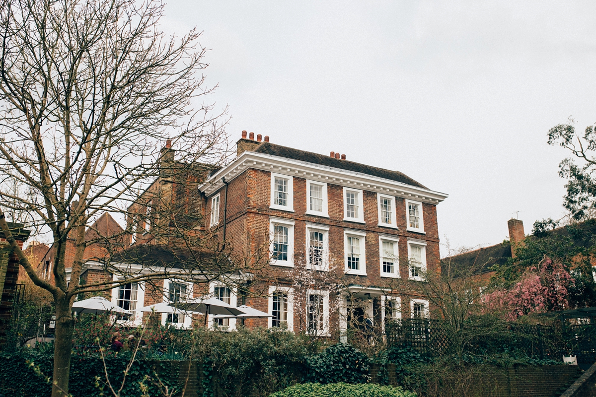 12 A Grace Loves Lace gown for a woodland inspired London pub wedding. Images by Nikki van der Molen