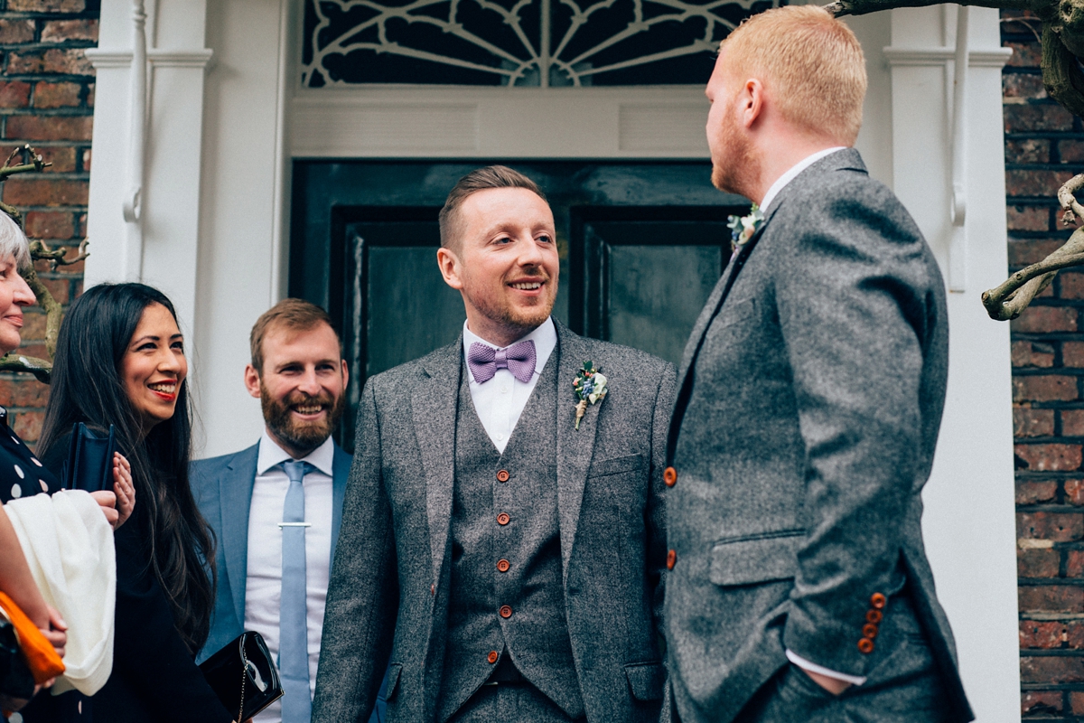 14 A Grace Loves Lace gown for a woodland inspired London pub wedding. Images by Nikki van der Molen