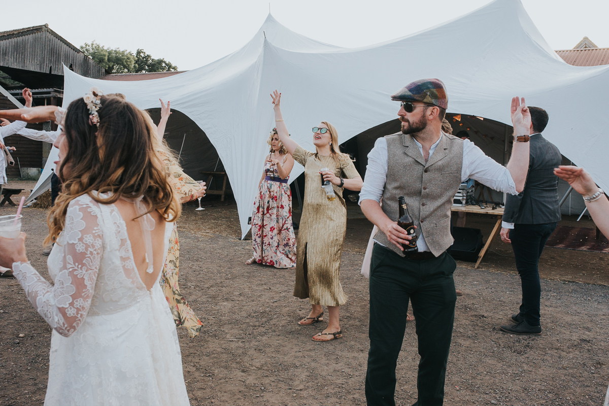 151 A cool festival inspired wedding on a farm