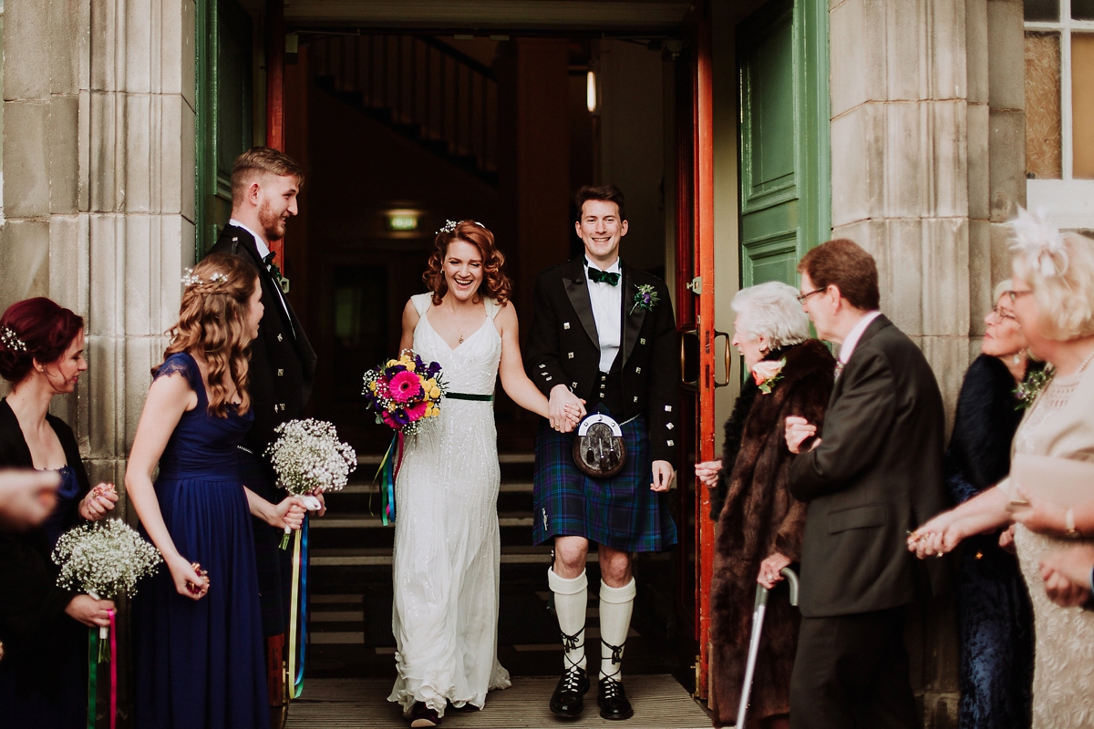 16 An Eliza Jane Howell dress for a Winter wedding in Scotland