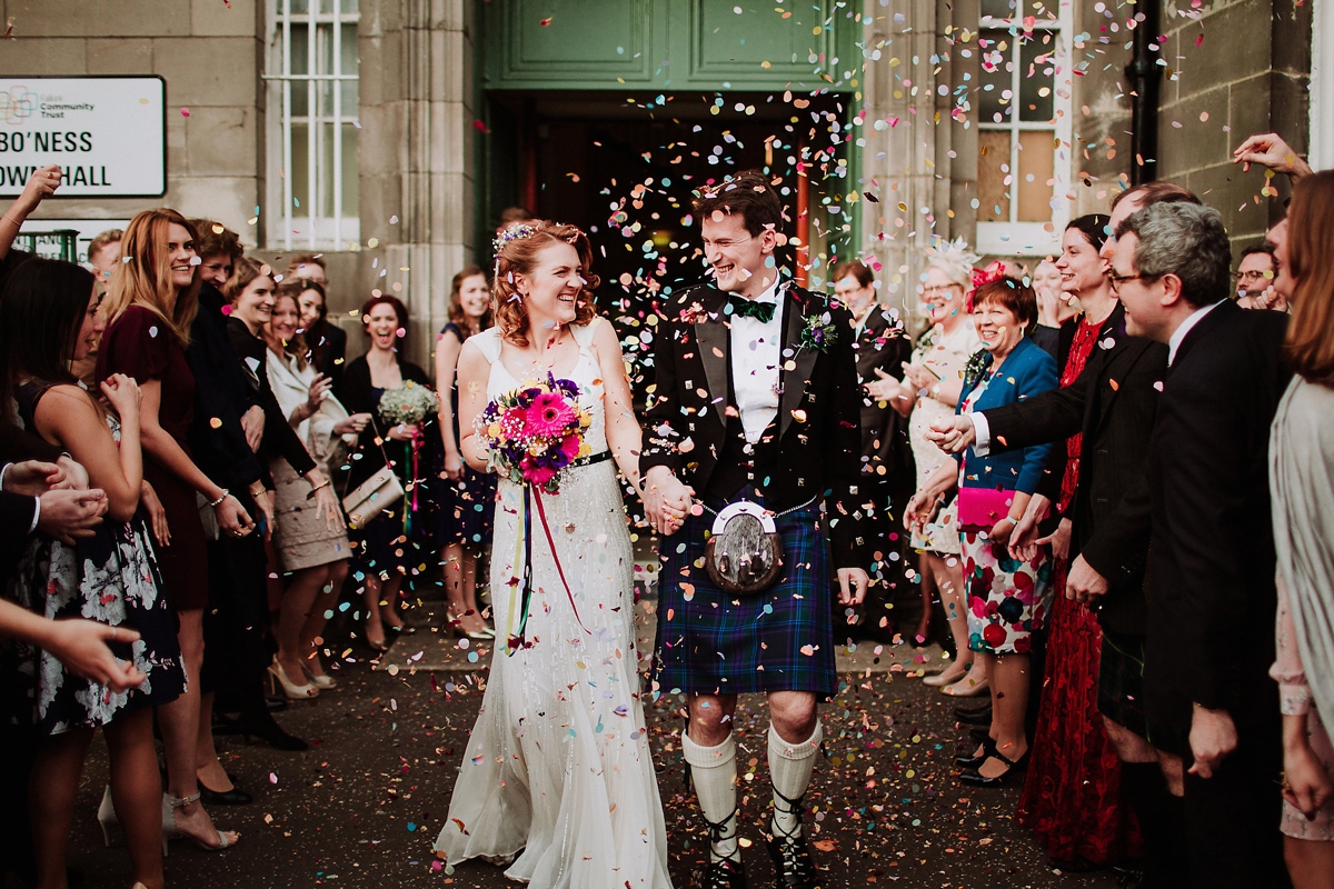 17 An Eliza Jane Howell dress for a Winter wedding in Scotland