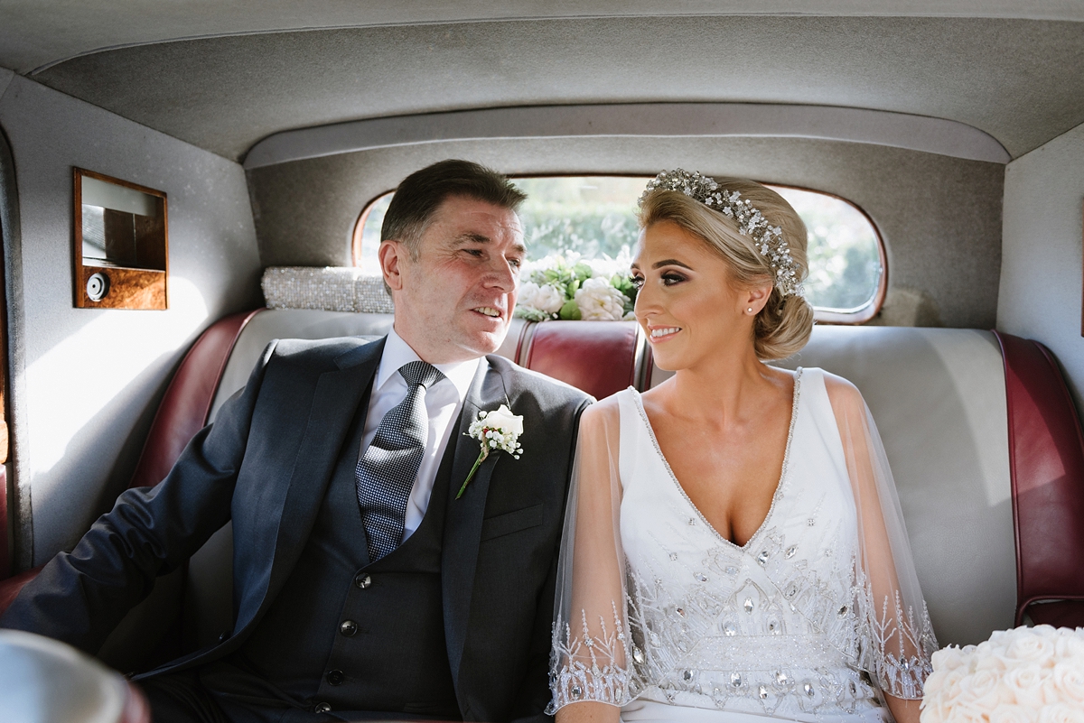 18 A Badgley Mischka Dress for a Timeless Irish Castle wedding