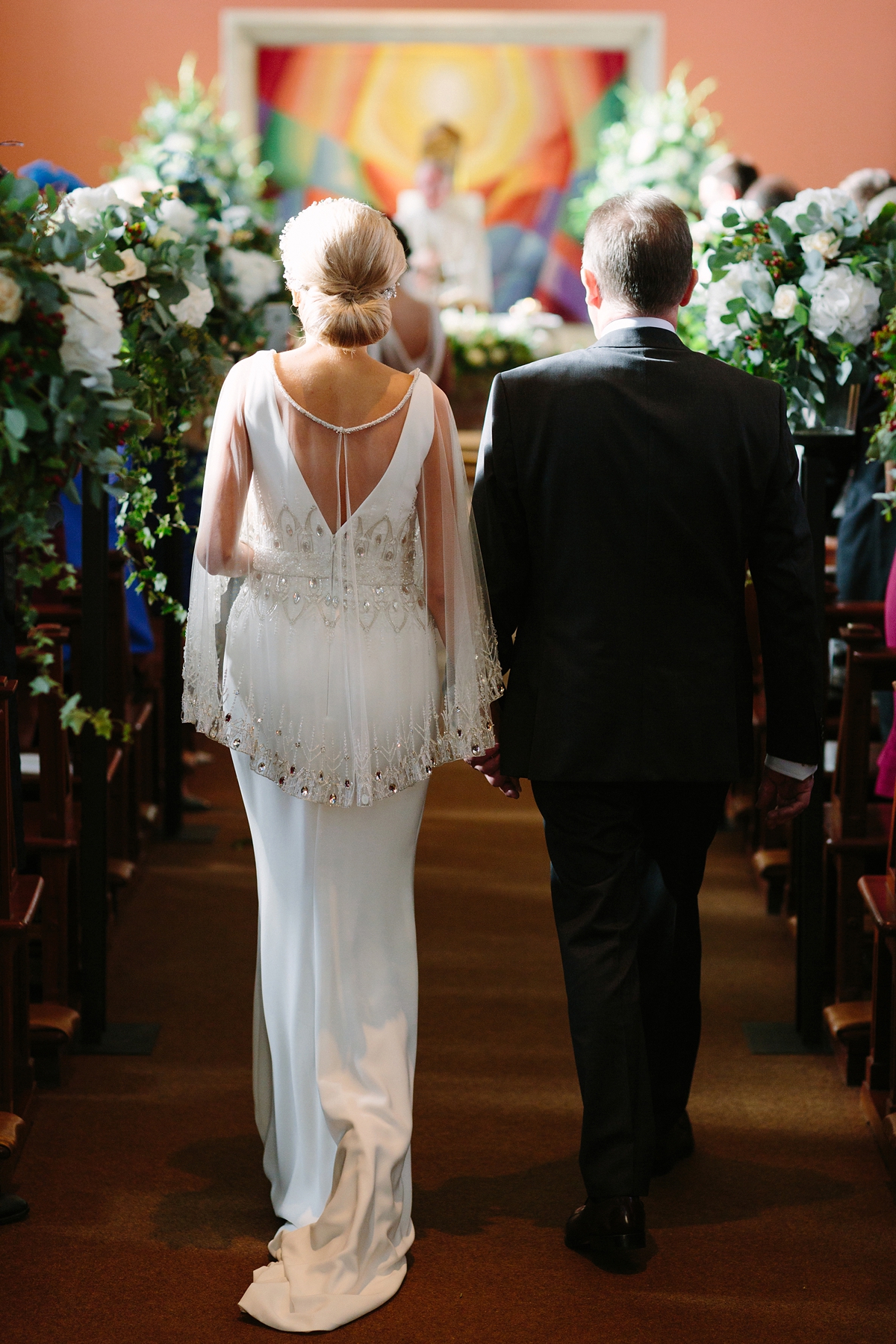 20 A Badgley Mischka Dress for a Timeless Irish Castle wedding