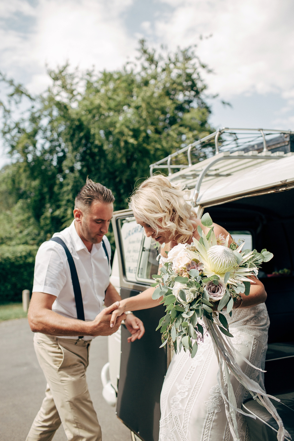 20 A Rue de Seine gown for a village marquee wedding