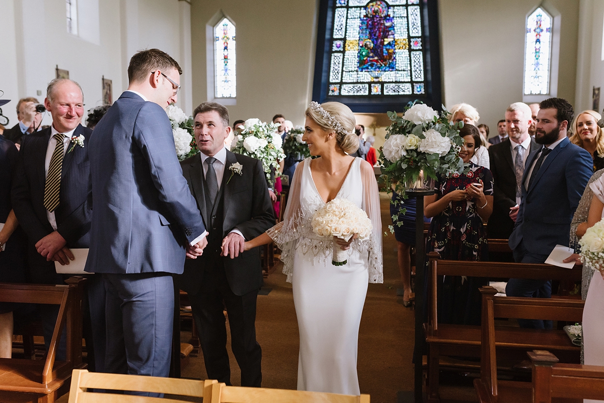 21 A Badgley Mischka Dress for a Timeless Irish Castle wedding