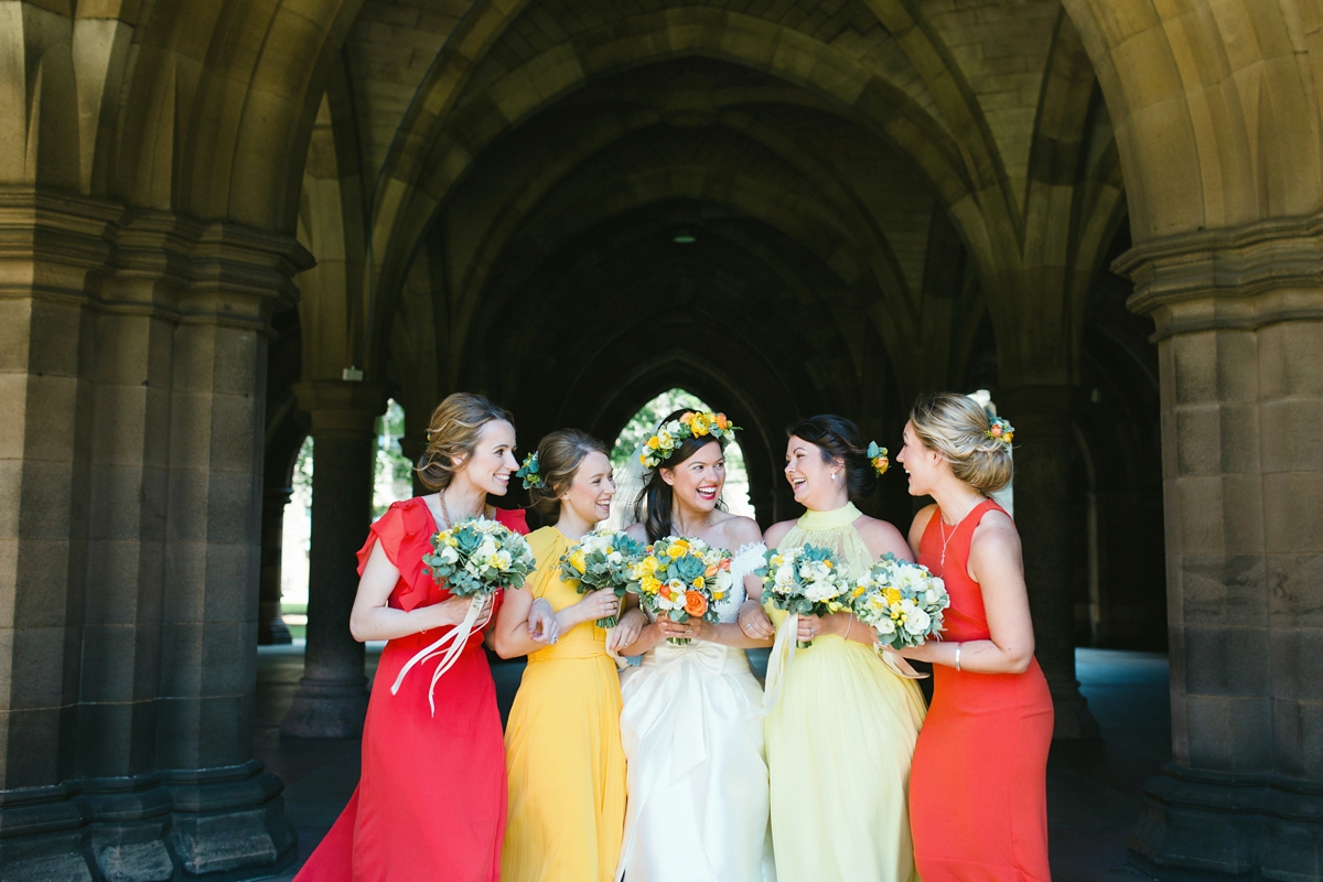 21 A colourful and creative Glasgow city wedding