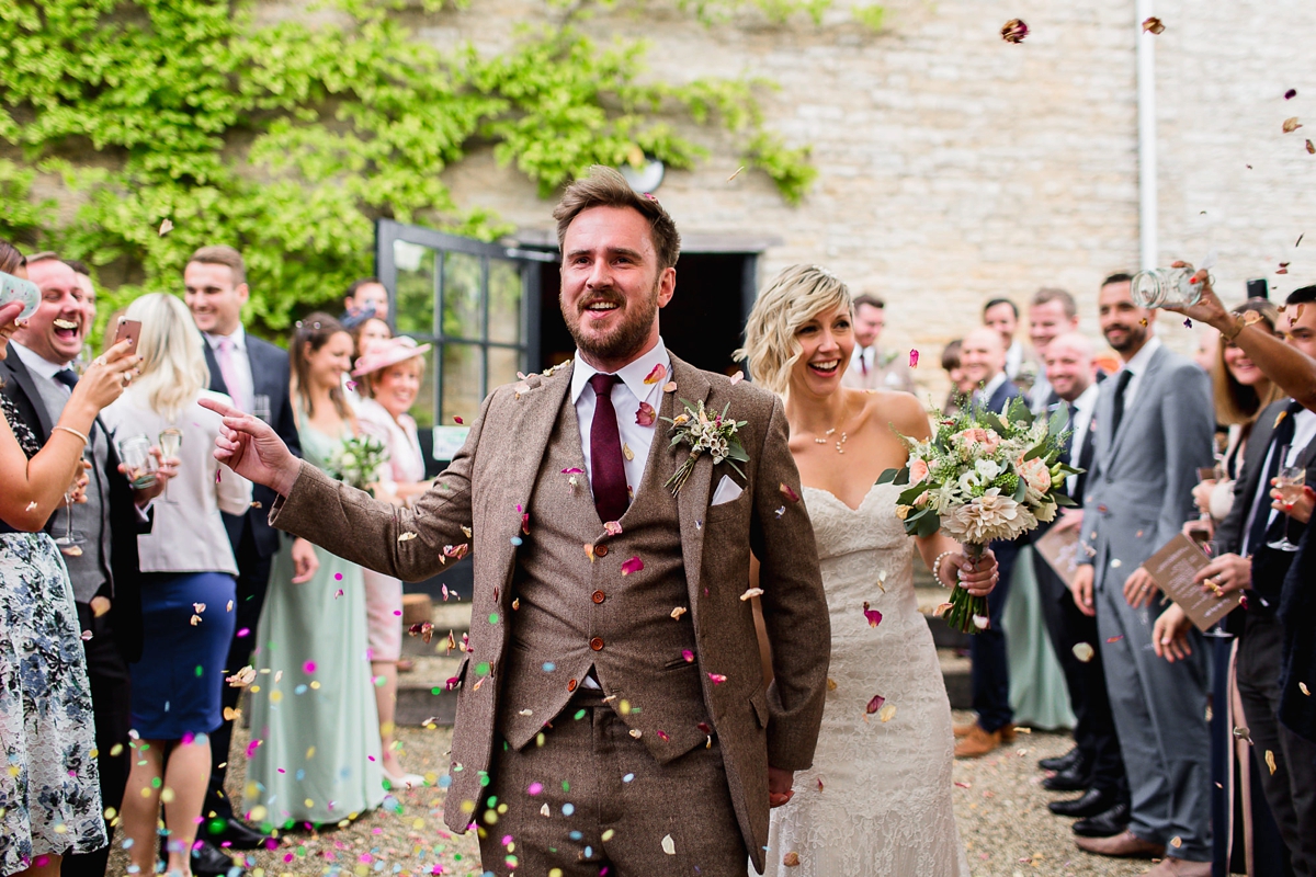 27 An Essence of Australia gown for an Oxfordshire barn wedding - An Essense of Australia Gown for a Bride with Short Hair and her Rustic Oxfordshire Barn Wedding 27 An Essence of Australia gown for an Oxfordshire barn wedding
