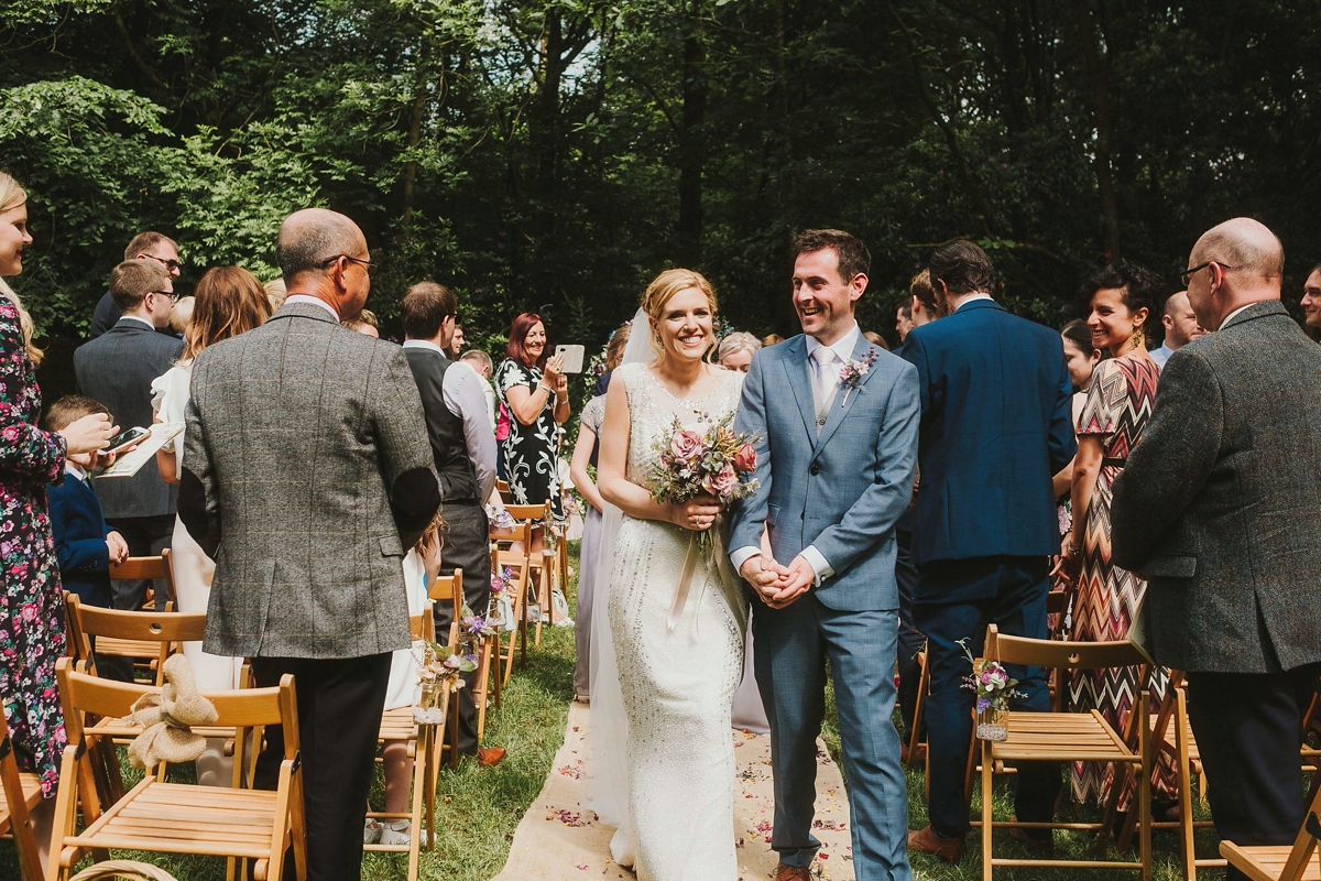 28 A Jenny Packham gown for a DIY wedding in the country