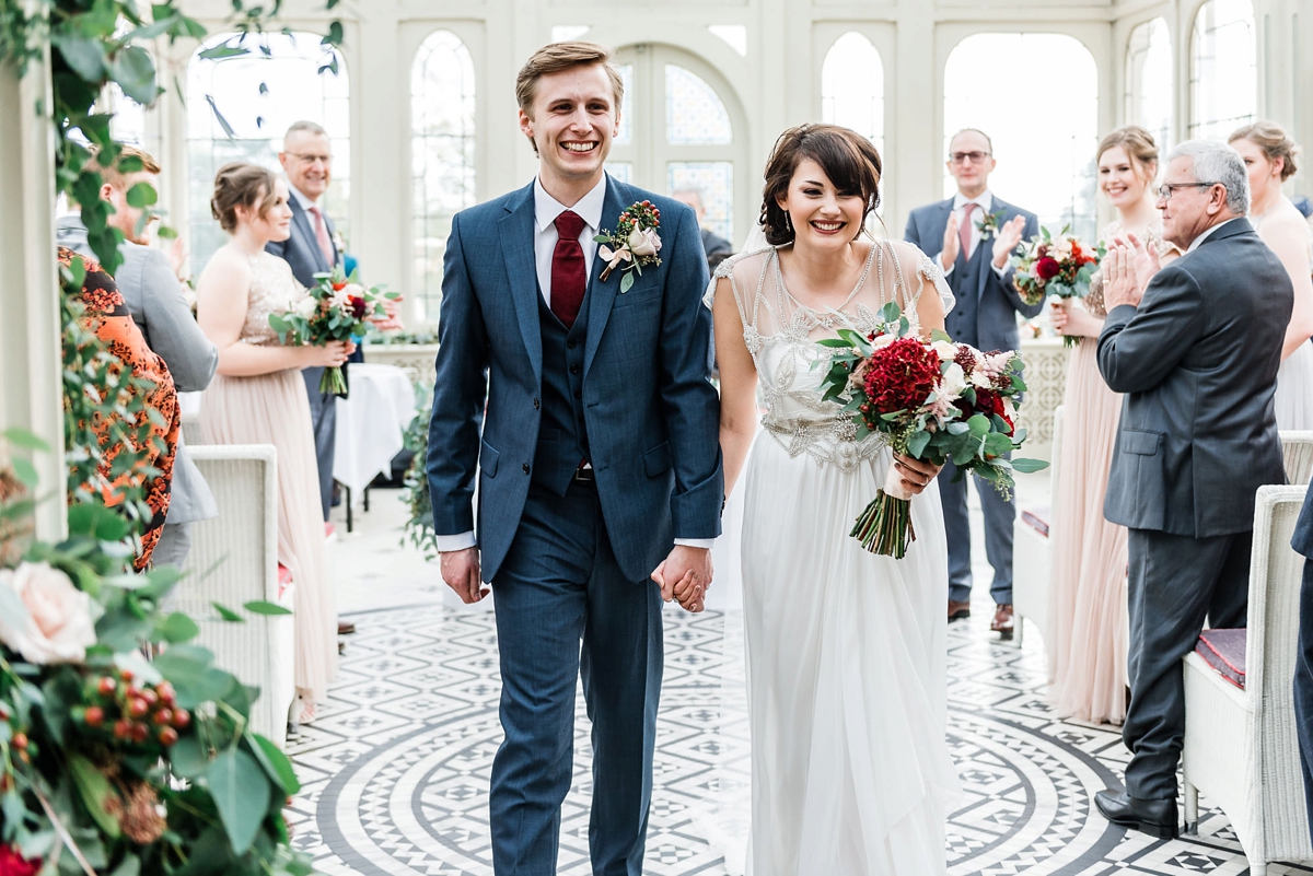 29 An Anna Campbell gown for a countryhouse wedding filled with a speakeasy vibe. Images by Su Ann Simon
