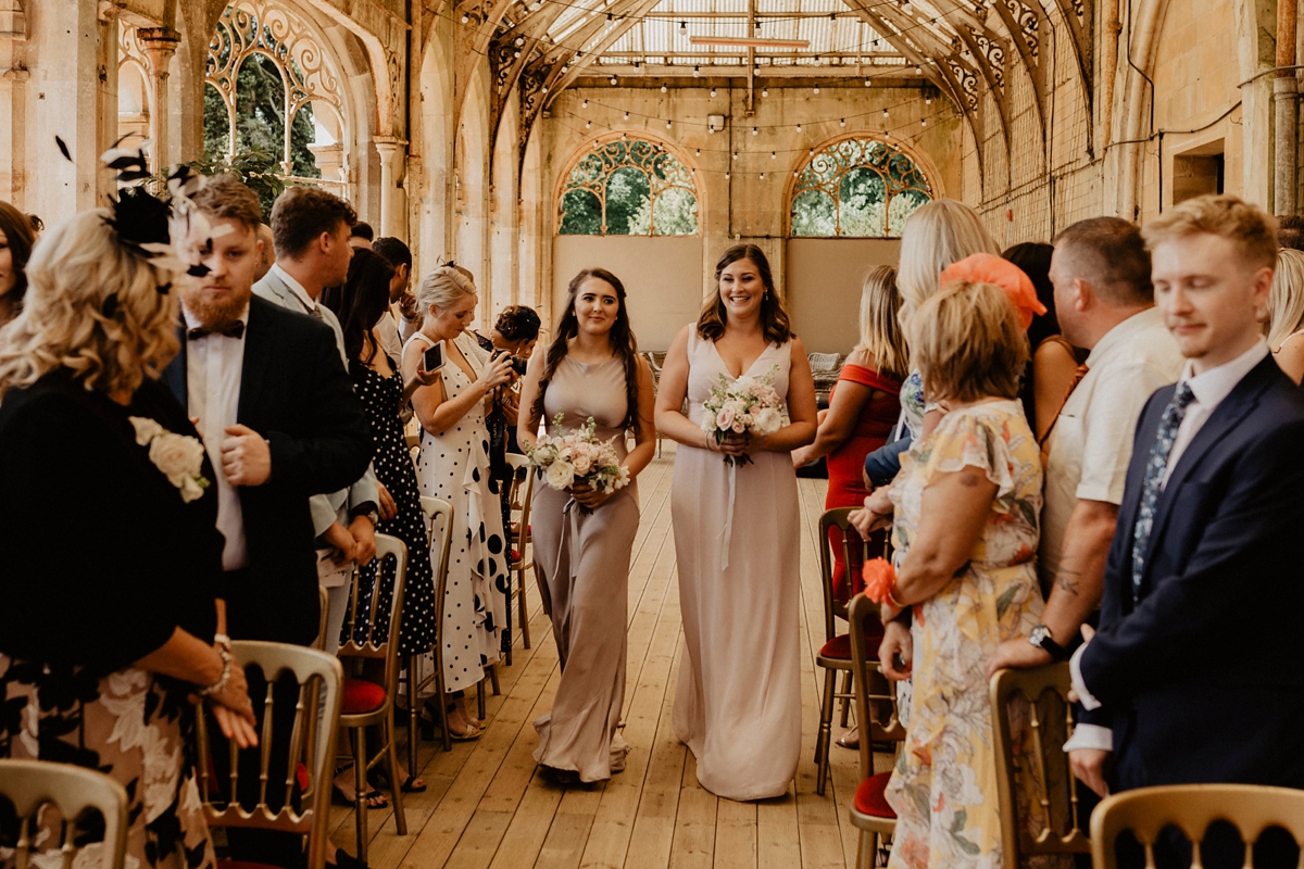 29 Jenny Packham glamour for a country house wedding at Grittleton House. Photography by Benjamin Stuart Wheeler