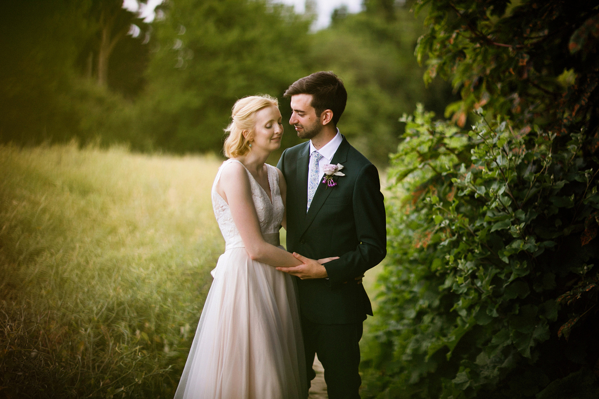 3 A Catherine Deane gown for a childhood sweethearts village hall wedding 2