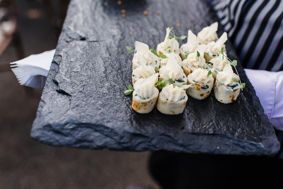 30 Canapes being served on a slate tray. Images by Su Ann Simon