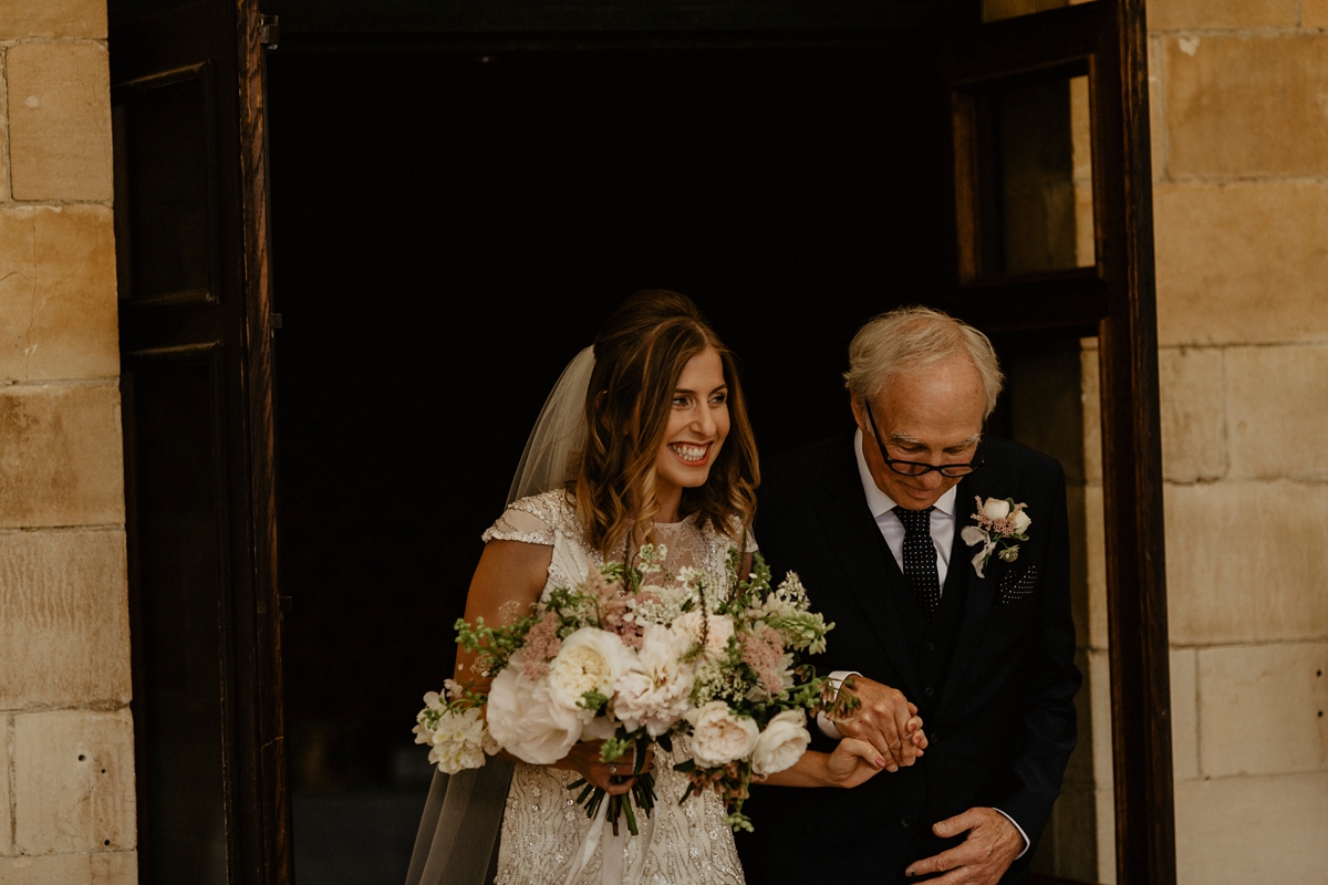 30 Jenny Packham glamour for a country house wedding at Grittleton House. Photography by Benjamin Stuart Wheeler