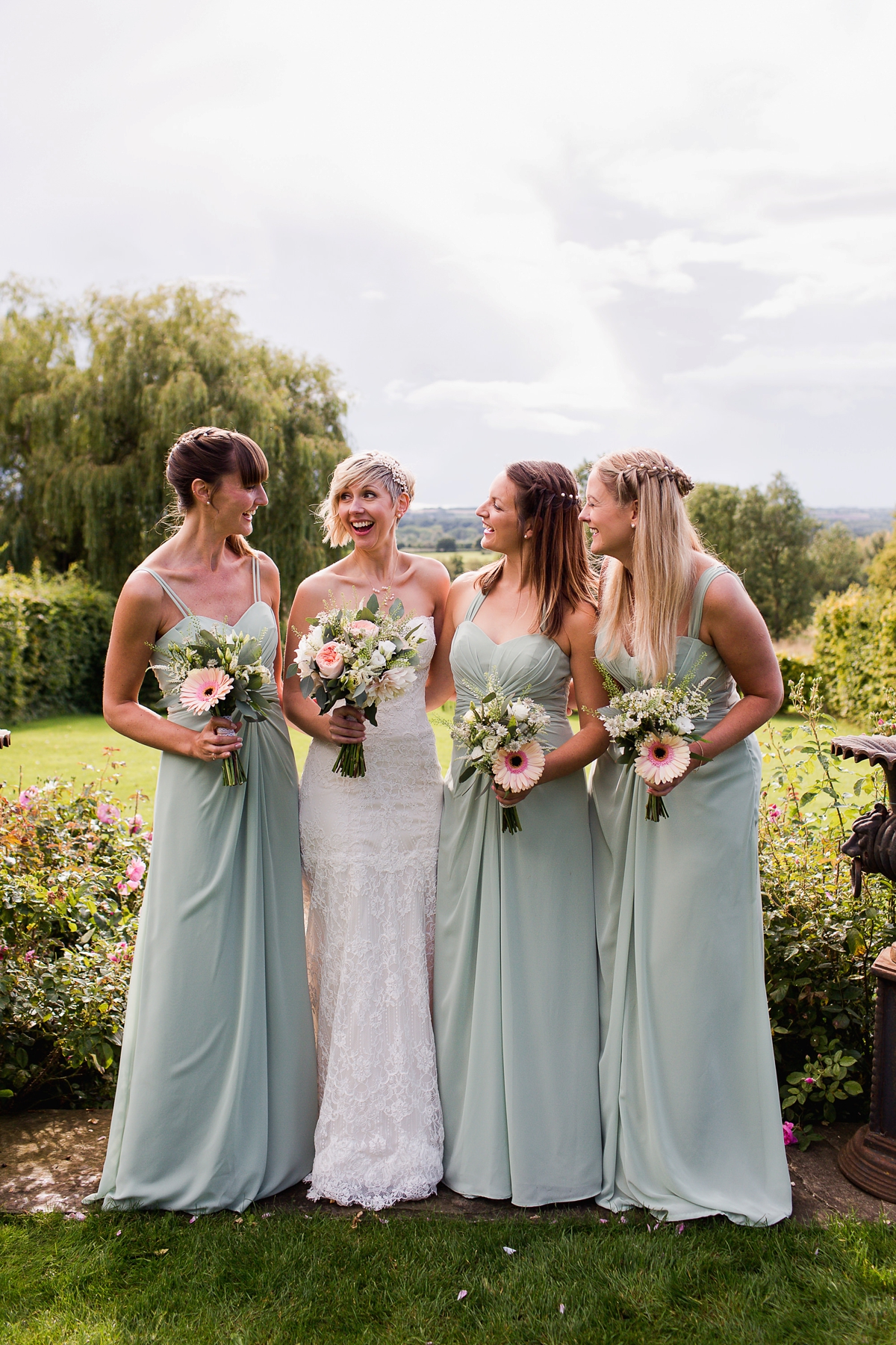 31 An Essence of Australia gown for an Oxfordshire barn wedding - An Essense of Australia Gown for a Bride with Short Hair and her Rustic Oxfordshire Barn Wedding 31 An Essence of Australia gown for an Oxfordshire barn wedding