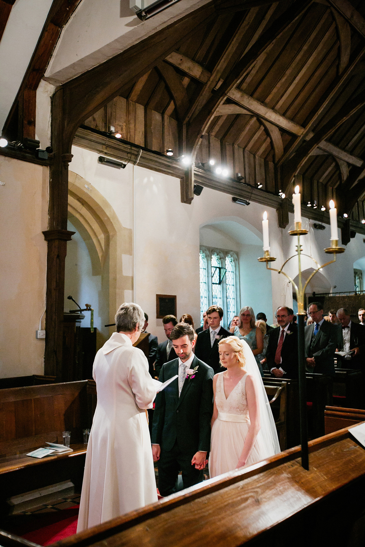 33 A Catherine Deane gown for a childhood sweethearts village hall wedding