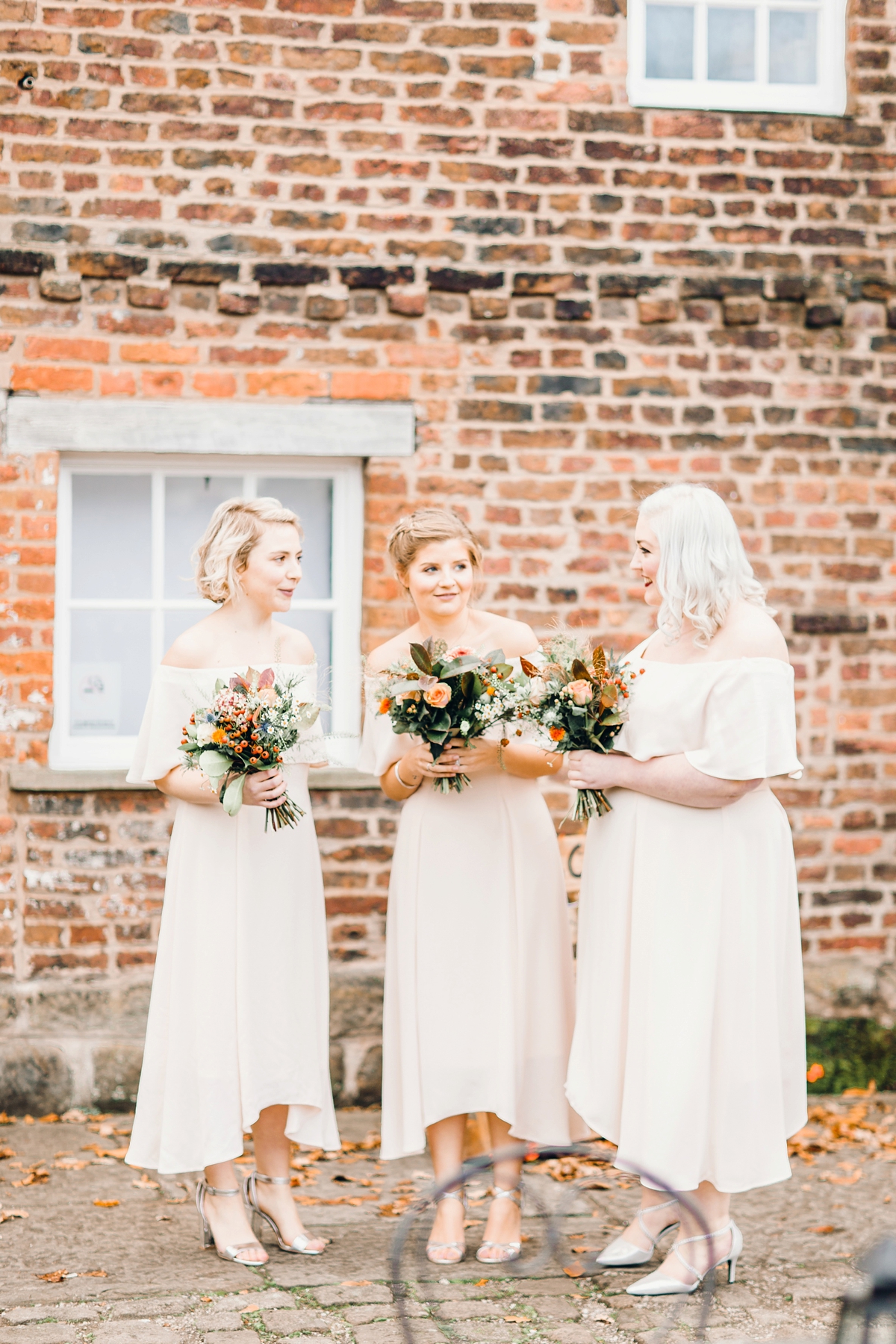 34 A Charlie Brear bride and her rustic Autumn Barn wedding in Southport